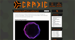 Desktop Screenshot of craxic.com