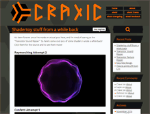 Tablet Screenshot of craxic.com